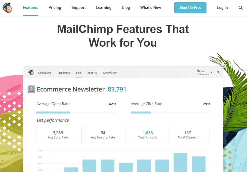 Mailchimp Homepage - Software for digital businesses