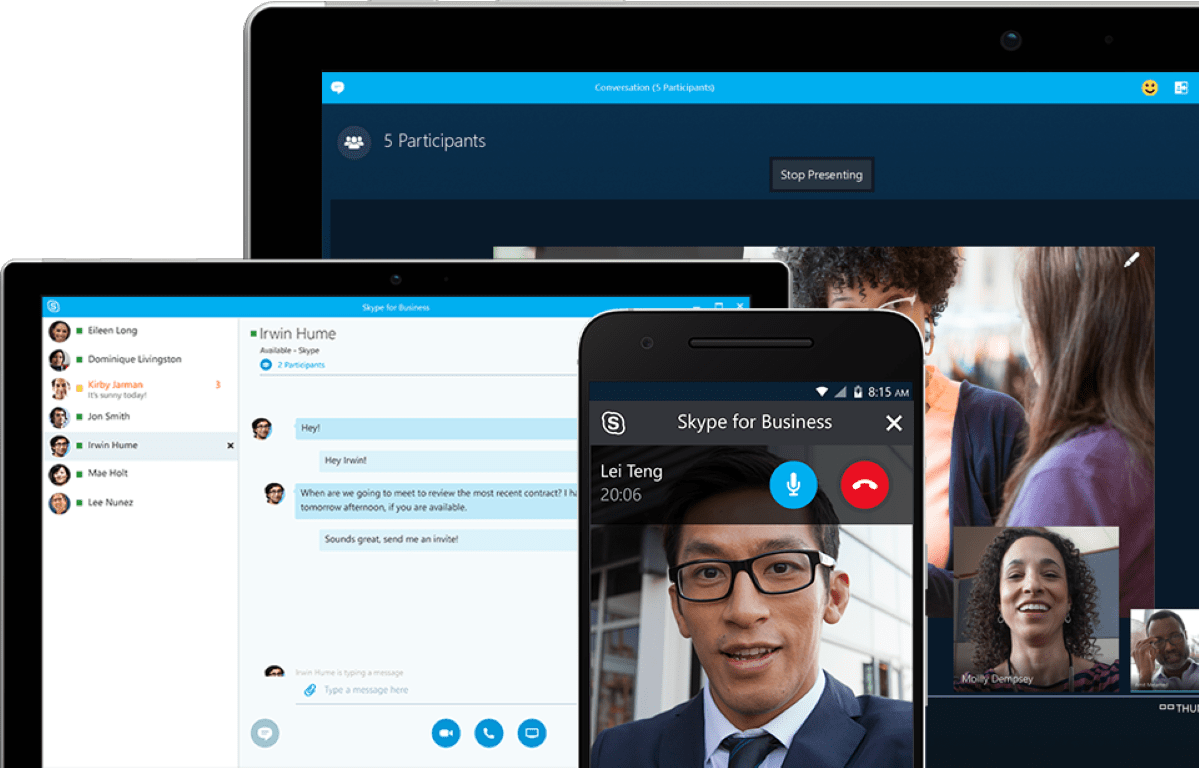 Skype For Business Preview App Desktop Software