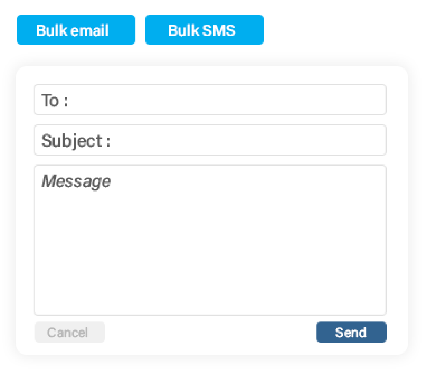 ShiftCare bulk messages