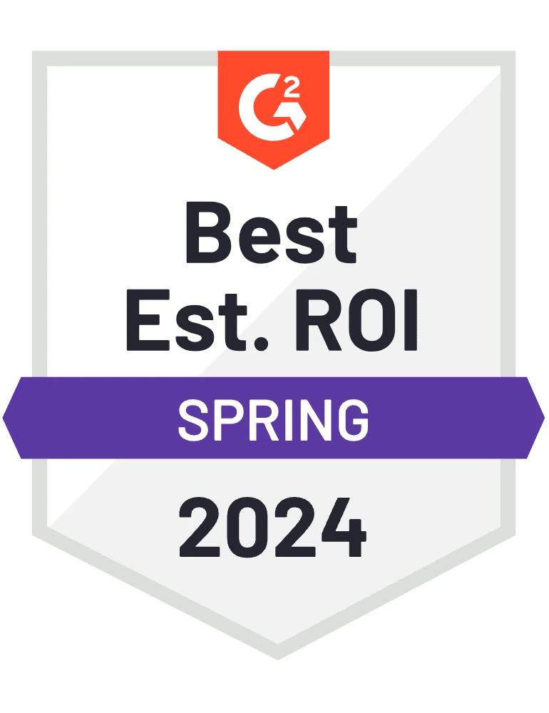 G2 Best ROI Award