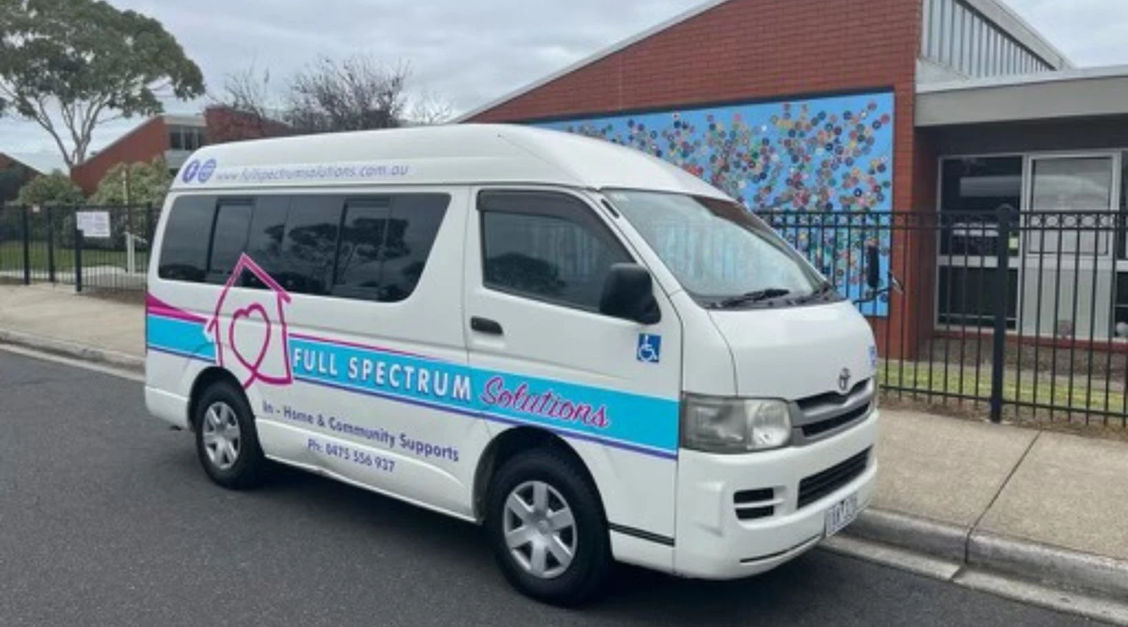 Full Spectrum Solutions NDIS transport van offering in-home and community support.