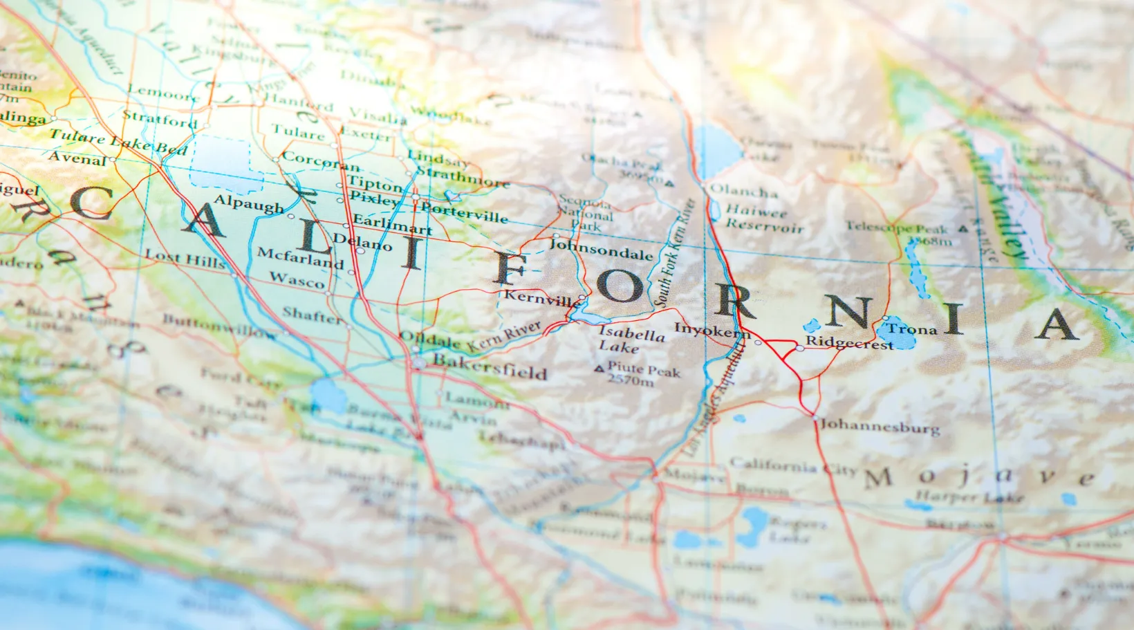 Map of California highlighting ShiftCare service areas.