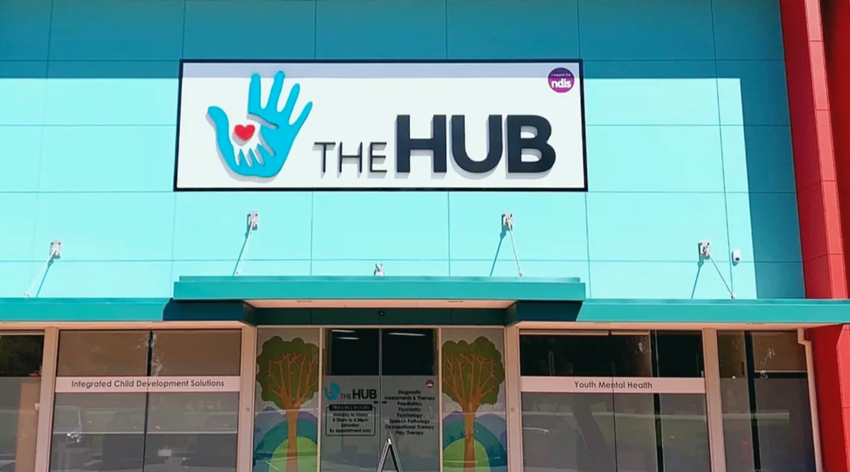 NDIS provider hub supporting child development and mental health services using ShiftCare software.