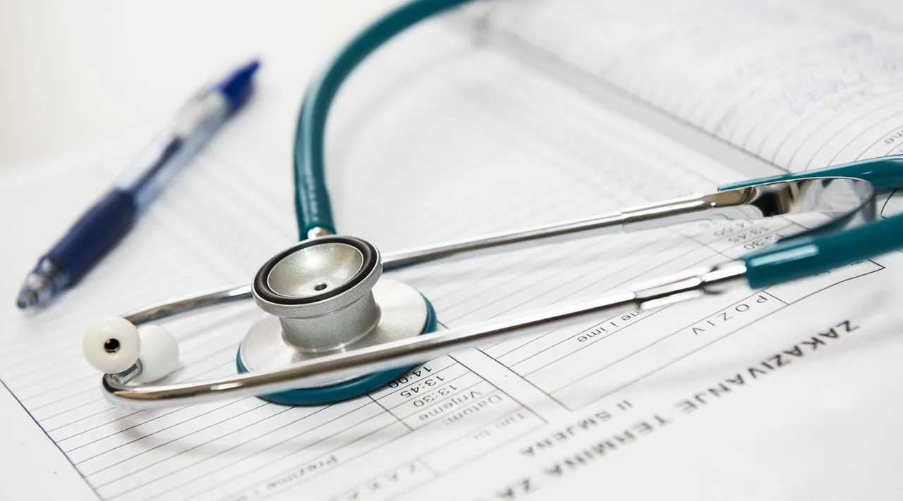 Stethoscope and care report symbolizing digital record management in aged care with ShiftCare.