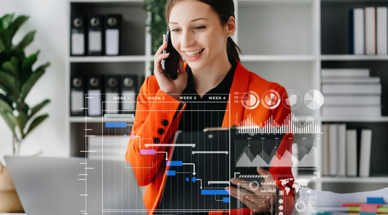 ShiftCare manager using digital scheduling and analytics tools to improve care operations.