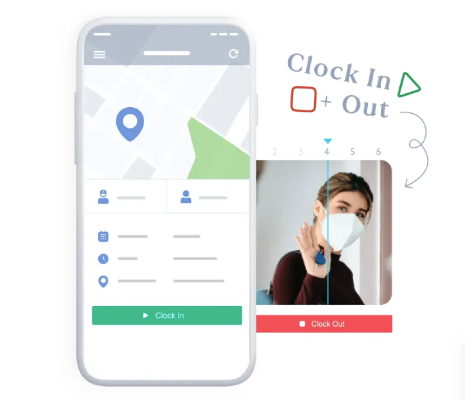 Digital time-tracking system with GPS clock-in for NDIS providers using ShiftCare.