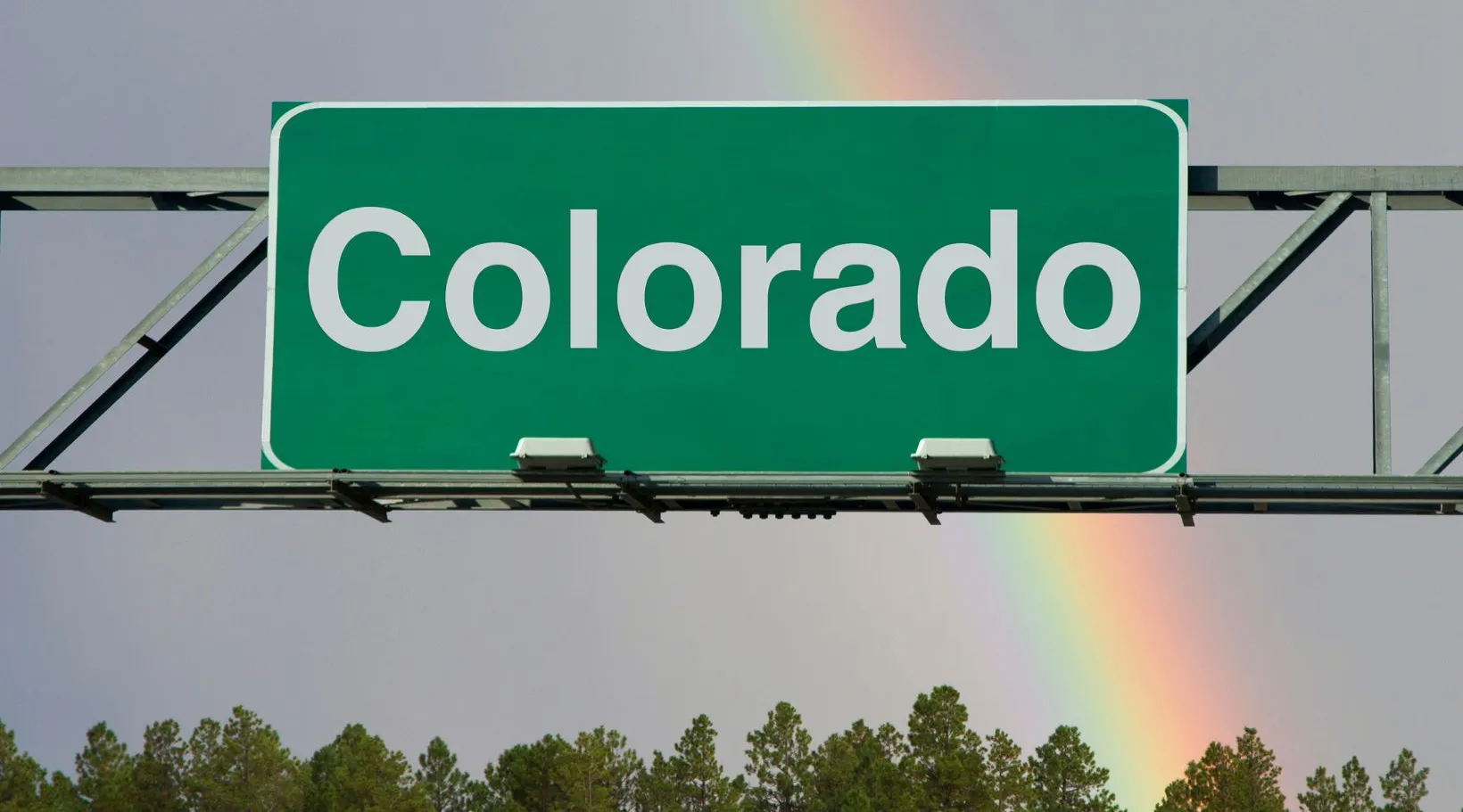 Roadside welcome to Colorado sign representing care provider reach, ShiftCare.