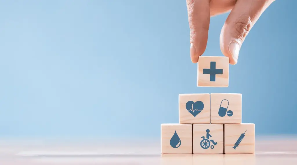 ShiftCare visual of healthcare icons symbolizing connected care and provider support.