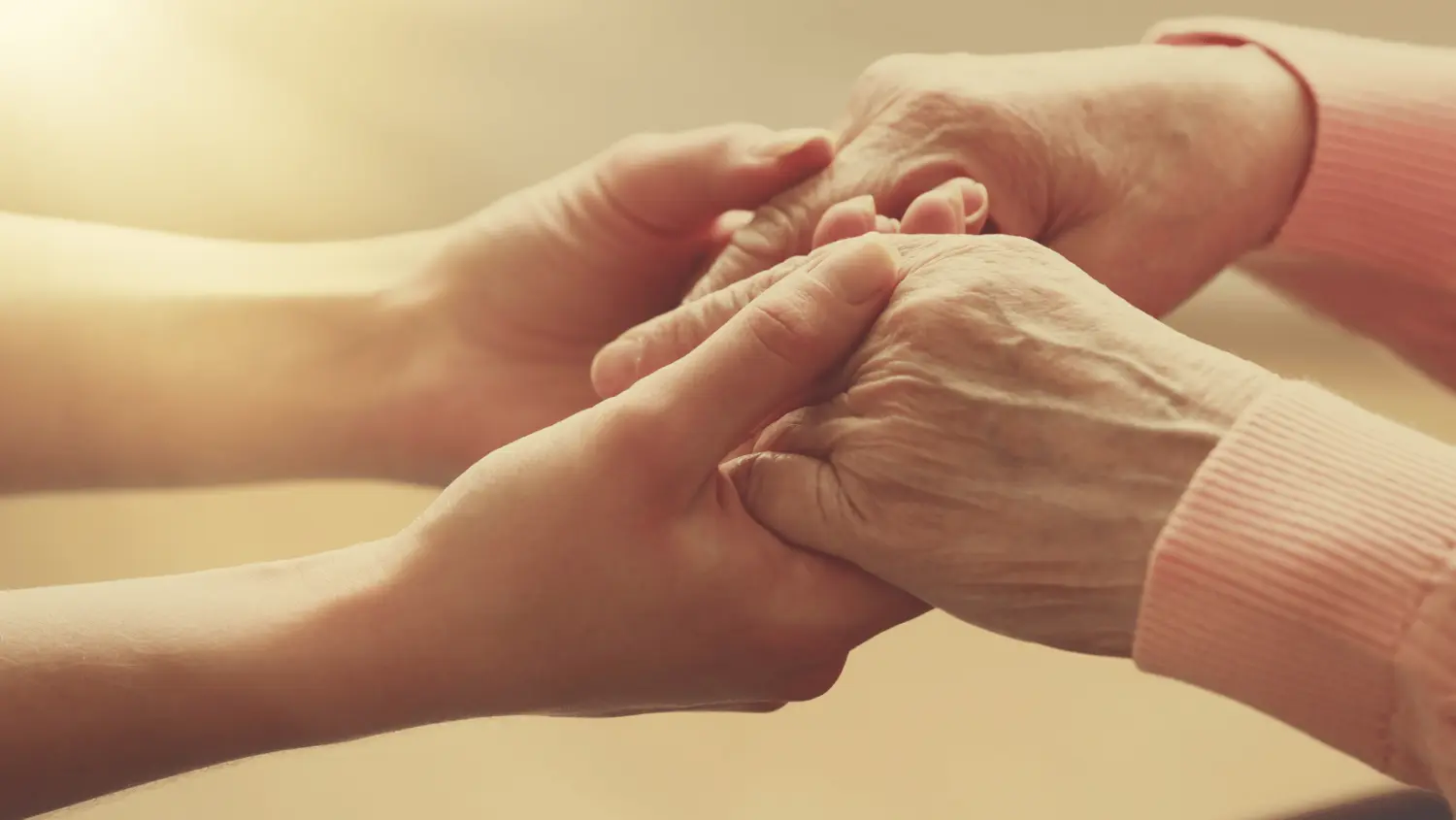 ShiftCare caregiver showing warmth and connection with elderly client.