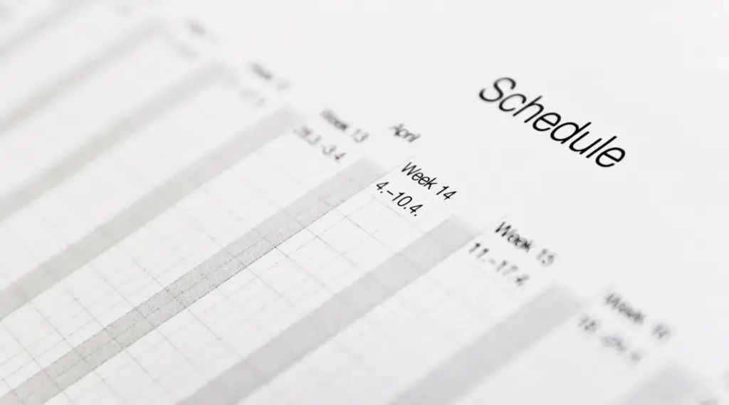 Weekly calendar layout representing employee scheduling, ShiftCare.