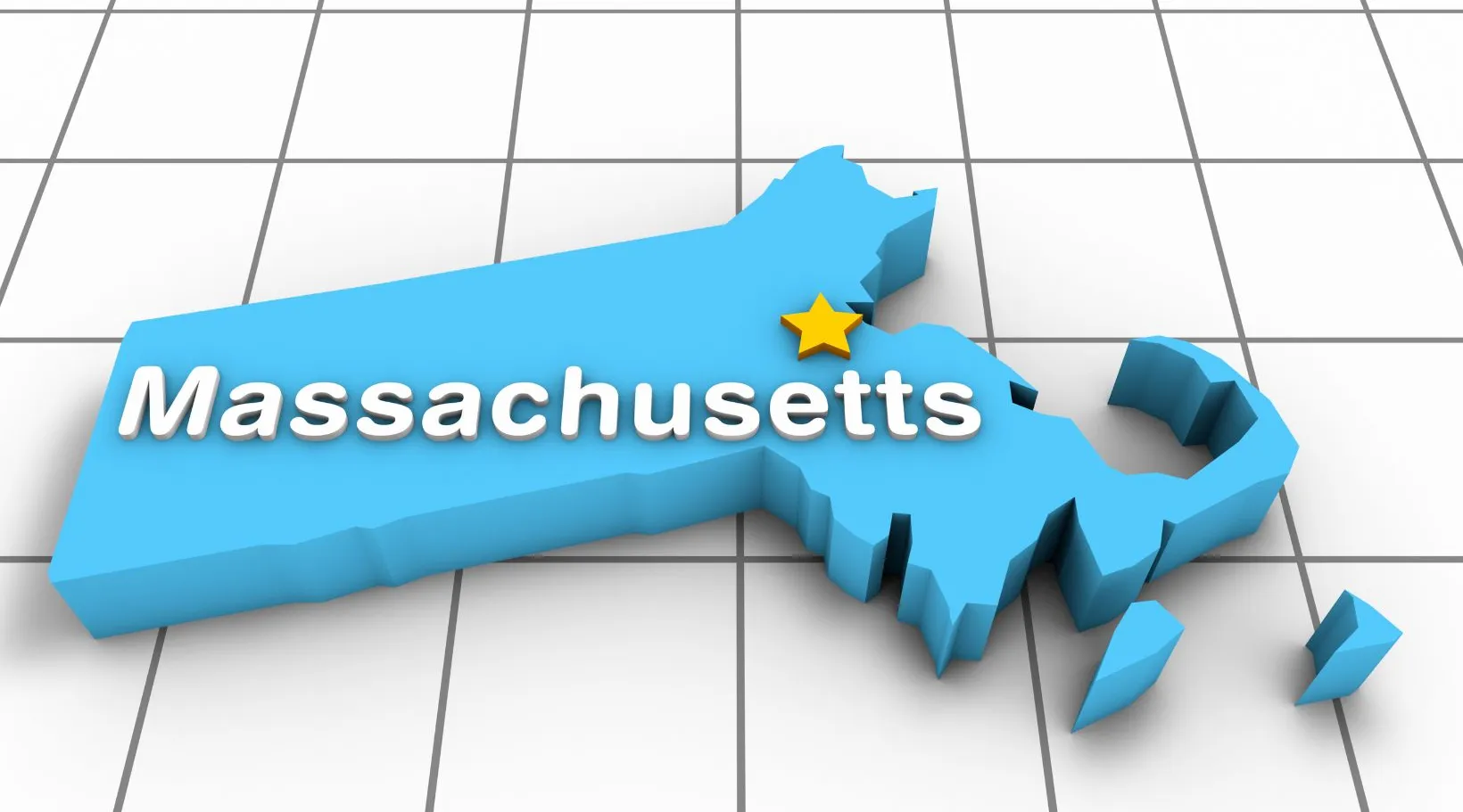 Regional service map of Massachusetts by ShiftCare care-provider network.