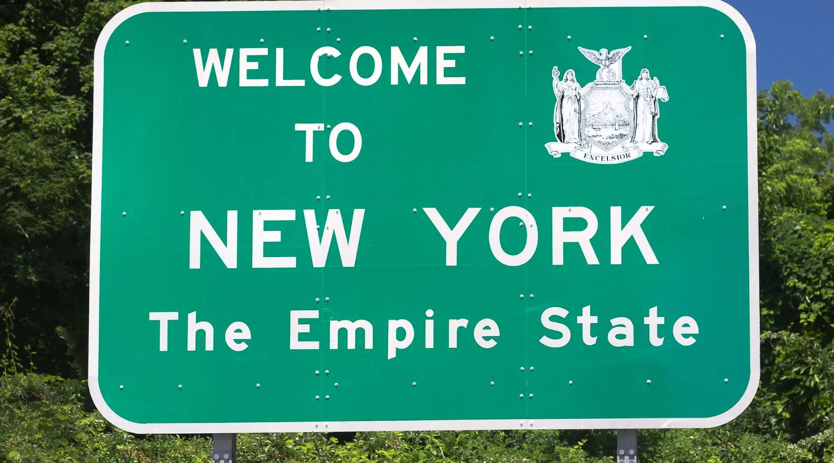 Welcome to New York sign representing ShiftCare’s expansion and home care software support for New York providers.