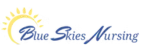 Blue Skies Nurses logo, a nursing provider using ShiftCare to coordinate clinical care and shifts.