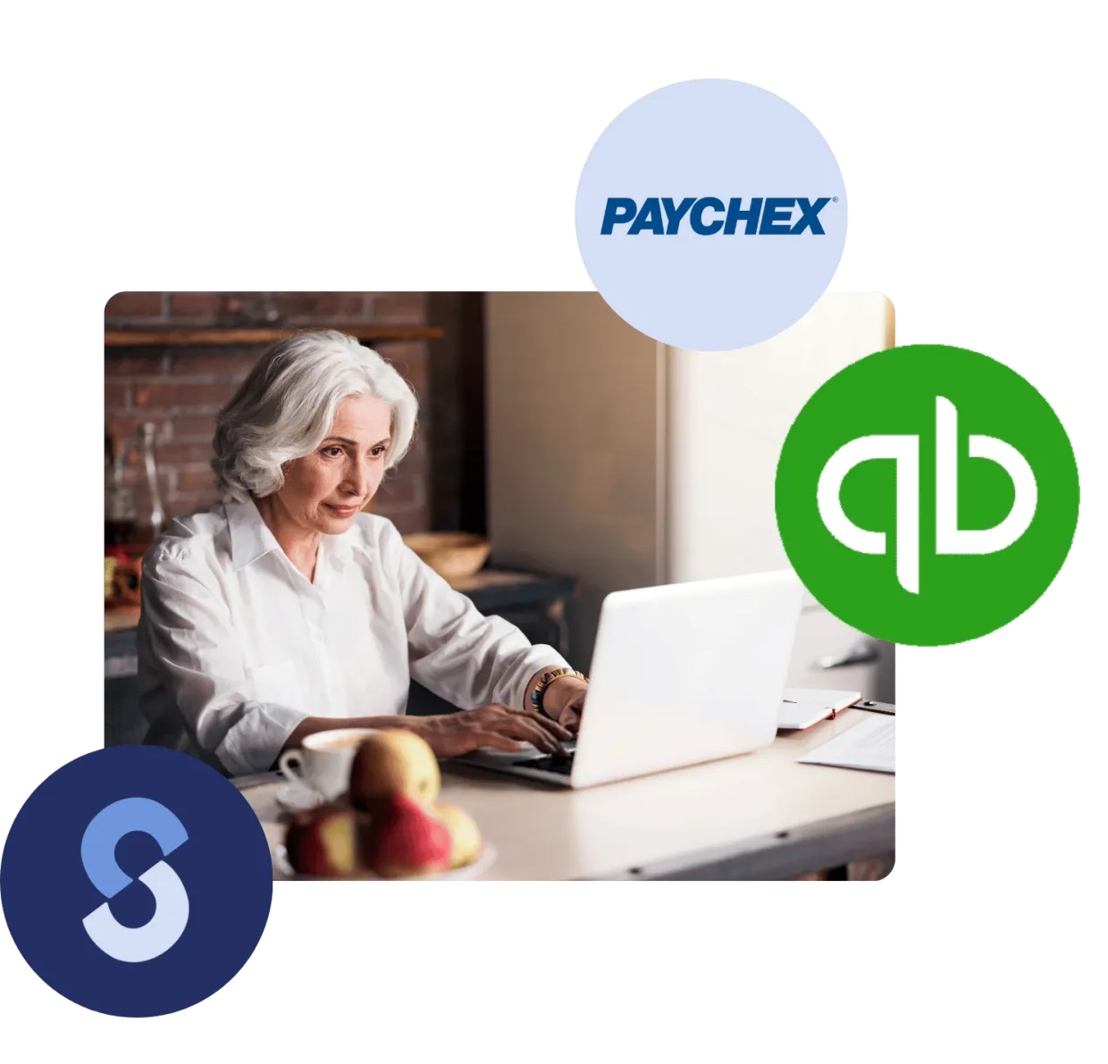 ShiftCare integration with Paychex and QuickBooks for streamlined payroll and accounting.